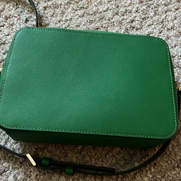 COPY - Kate Spade Harper Green Bean Leather Crossbody Bag Handbag - NWOT - Picture 8 of 10